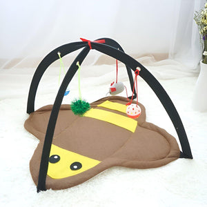 Pet Hammock Cat Breathable Fun Bell Toy Bed Cat Tent