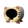 Semi-Enclosed Cat Bed Waterproof & Cozy Pet House for Cats Up to 7.5kg