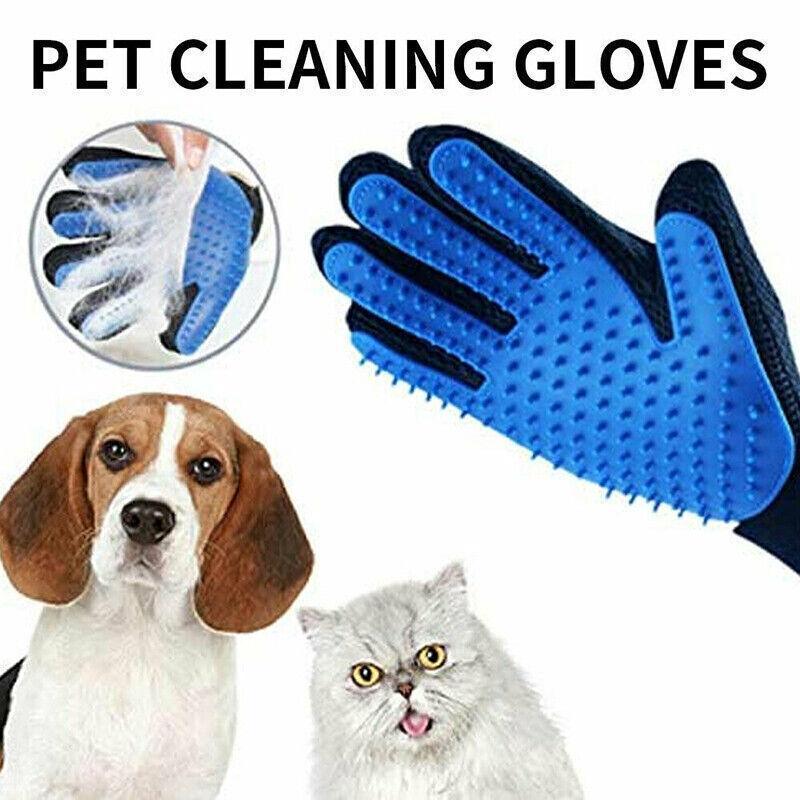 Touch Cleaning Brush Magic Glove Pet Dog Cat Massage Hair Removal Grooming Comb