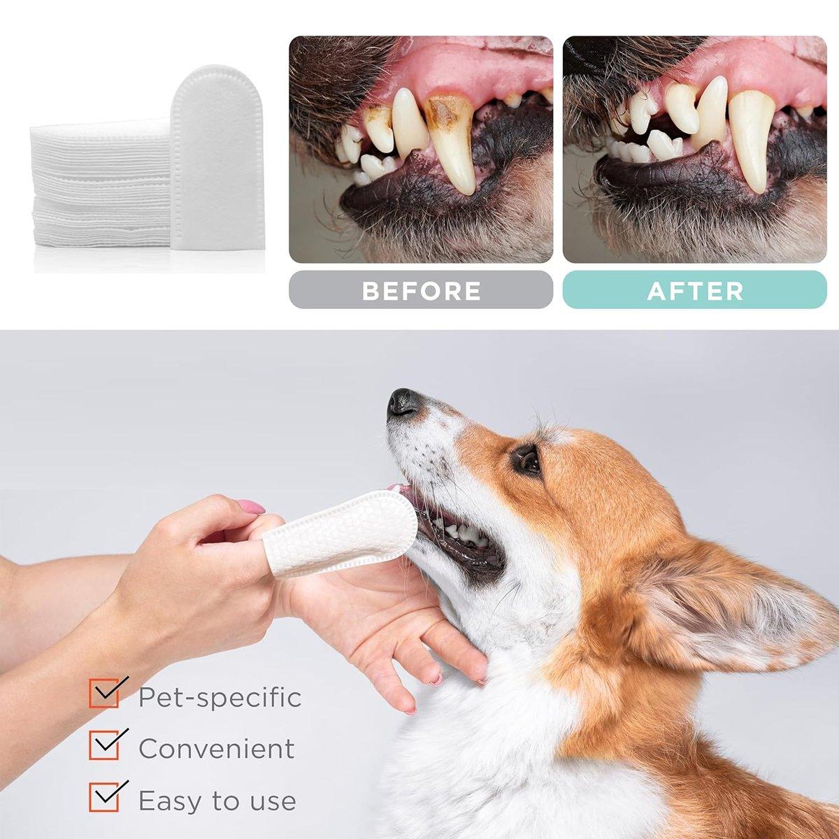 20pcs Maintain Pet Dental Health with Pet Tooth Cleaning Finger Sets