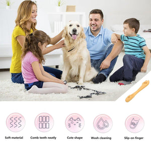 Pet Finger Toothbrush for Dog Cat Puppy Teeth Cleaning Soft Brushing Tool Care