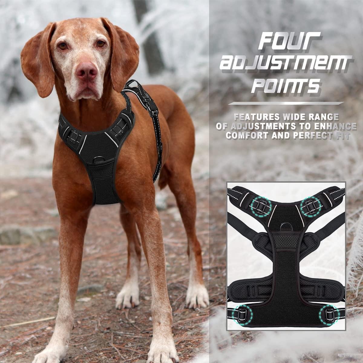 S-XL Front Range No-Pull Dog Harness Vest Adjustable Outdoor Handle Puppy Pet