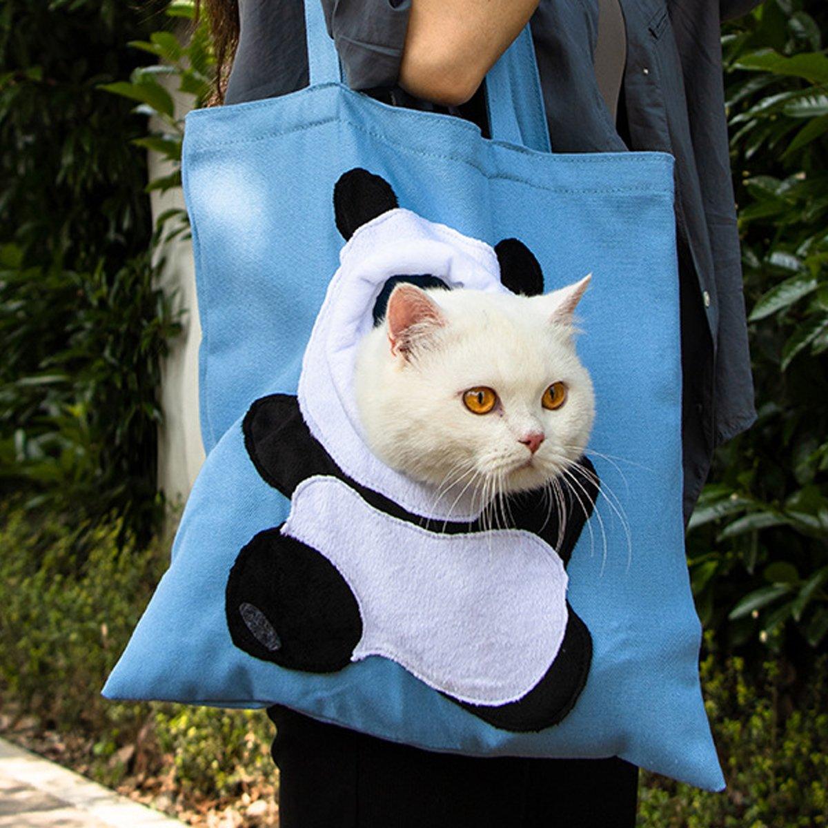 Portable Cat Carrier Bag Pet Sling Breathable & Scratch-Resistant