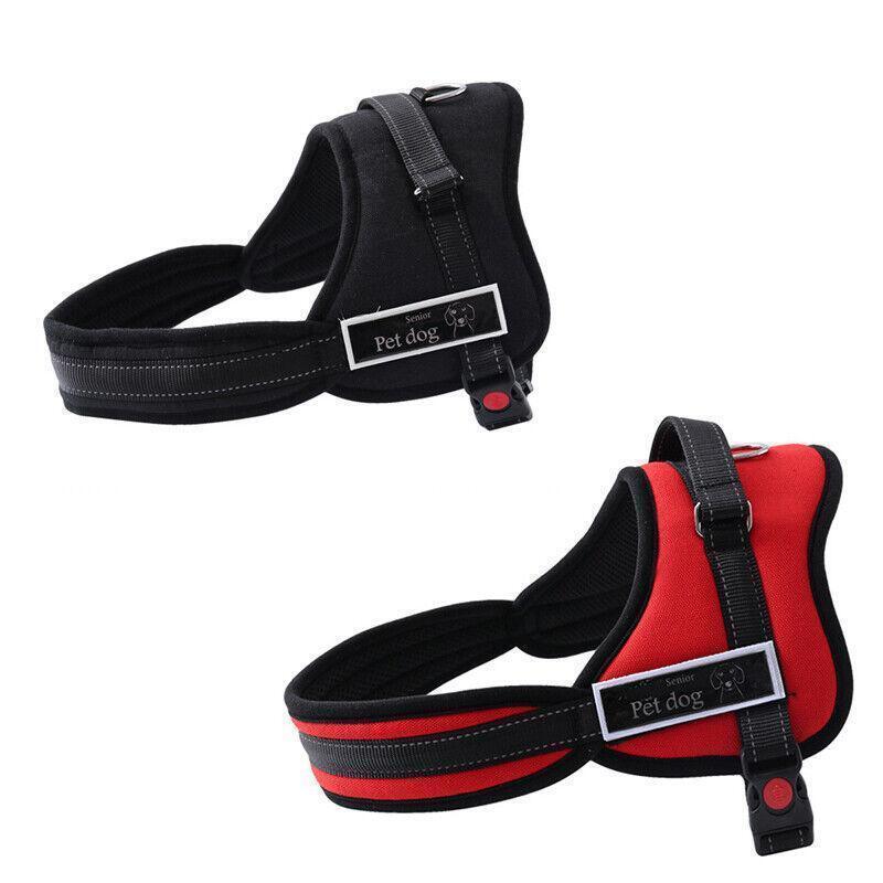 Adjustable Reflective Dog Harness for Safe and Comfortable Walks