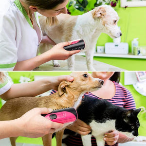 Dog & Cat Grooming Tool - Fur Trimmer Comb Brush