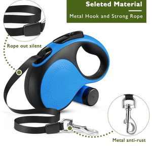 Ergonomic Retractable Dog Leash for Hassle-Free Walks