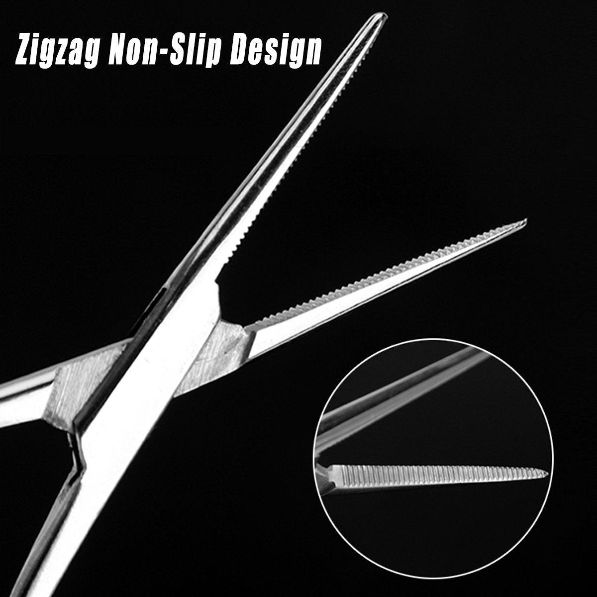 Curved Locking Pet Grooming Hemostat Tweezer