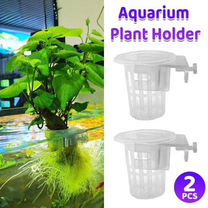 Adjustable Wall Mounted Aquatic Plant Cup for Emersed Plants and Water Grass