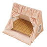 Semi-Closed Cat Tent Comfortable Pet Bed for Small Dogs & Medium Cats