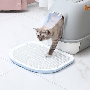 Cat Litter Mat Anti-splash Double-layer Cat Litter Basin Toilet Mat