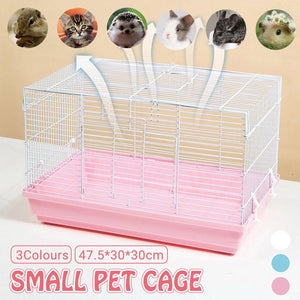 Compact Small Animal Habitat for Rabbits and Pets Durable and Easy to Clean