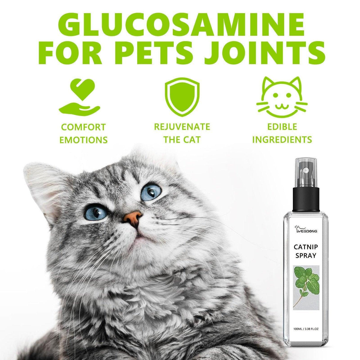 Catnip Spray Relieve Cats' Anxiousness Enhance Pet Vitality Health Care Spray