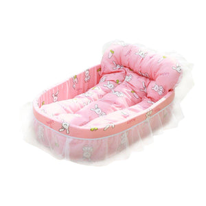 Princess Style Lace Cat Bed Cozy and Elegant Pet Bed for Small Cats & Dogs