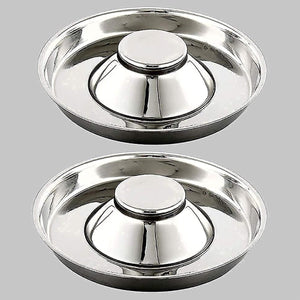 Stainless Steel Slow Feeder Dog Bowl Pet Food Basin Anti-choking Pet Bowl