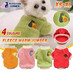 Warm Fleece Jumper Sweater Puppy Pet Coat