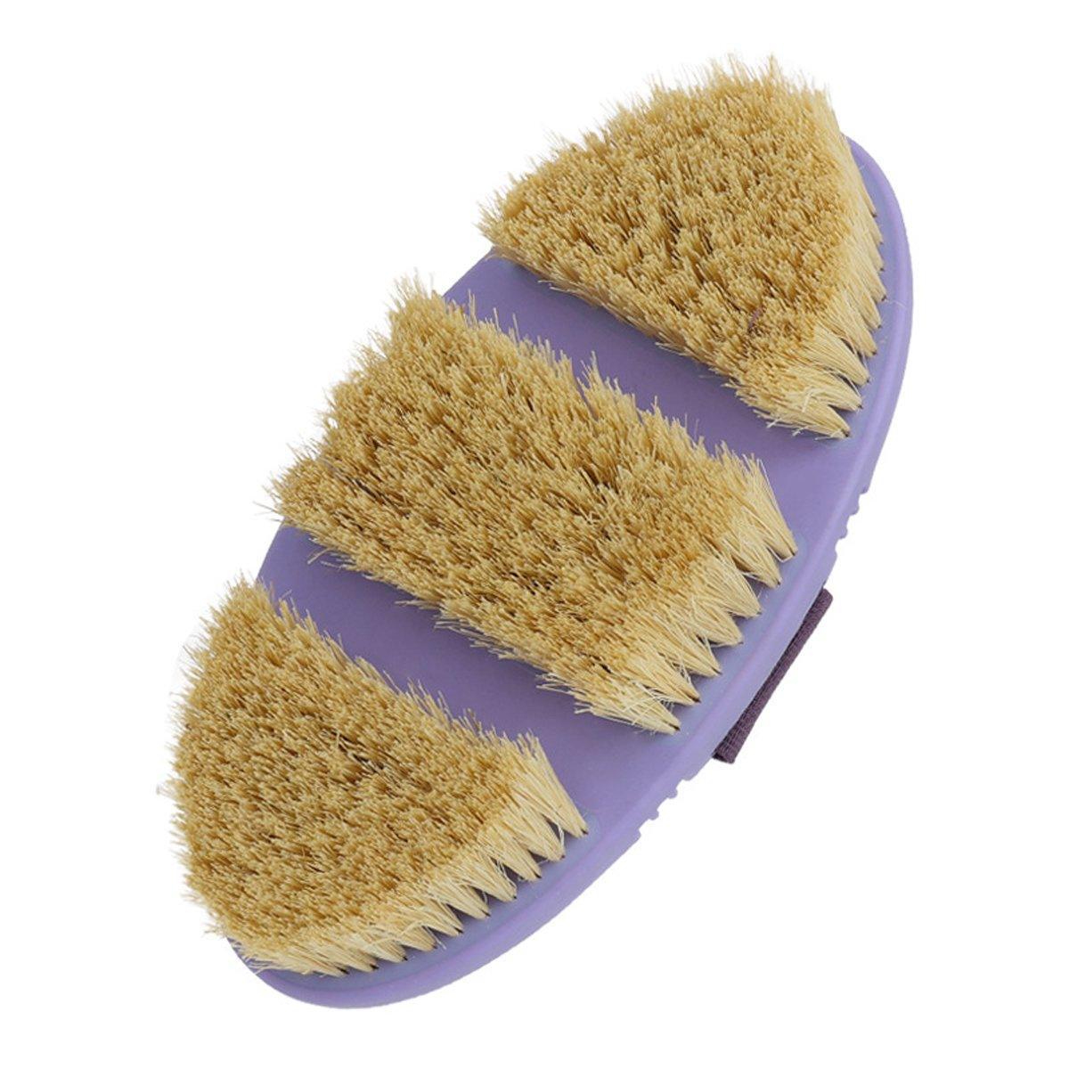 Oval Bendable Horse Grooming Brush for Cleaning Shedding Massage Care Supplies