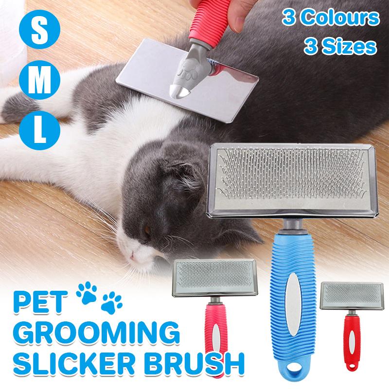 Hair Shedding Grooming Trimmer Comb Brush Slicker Undercoat Rake Pet Dog Cat