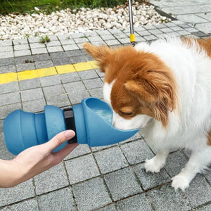 550ml Dog Outdoor Water Cup Pet Travel Kettle Pet Out Folding Water Cup