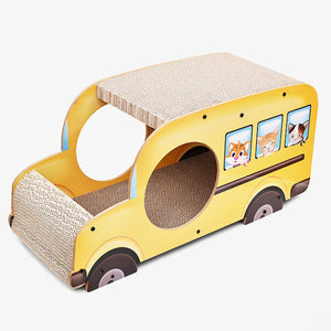 Interactive Car-Shaped Cat Scratching Board for Active Cats