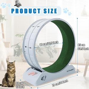 Premium Cat Treadmill Wheel Safe and Silent Cat Exercise Wheel