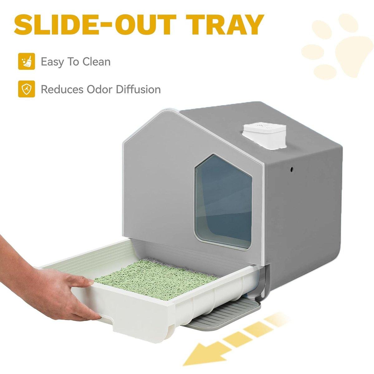 Cat Litter Box Anti-splash Large Fully Enclosed Drawer Type Cat Toilet