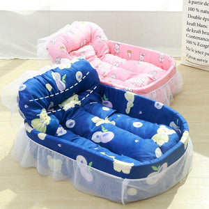 Princess Style Lace Cat Bed Cozy and Elegant Pet Bed for Small Cats & Dogs