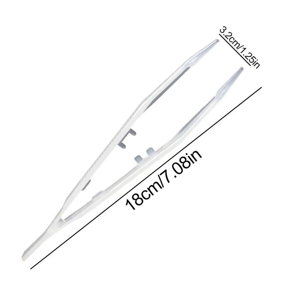 Luminous Tweezers 18cm Straight Feeding Tool For Reptile Tortoise Lizard Frog Spider