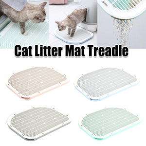 Cat Litter Mat Anti-splash Double-layer Cat Litter Basin Toilet Mat