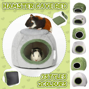 Soft Small Animal Guinea Pig Cozy Warm Pet Tent Hamster House Hideout Cave Bed