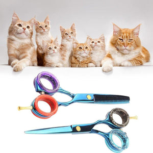 16pcs Dog Grooming Scissors Soft Silicone Finger Rings Insert Finger Protector