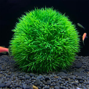 Aquarium Fish Tank Landscaping Decoration Plastic Simulation Water Grass Flower Ball