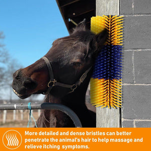 Multifunctional Livestock Brush Nylon Bristles for Horses, Cows & Goats