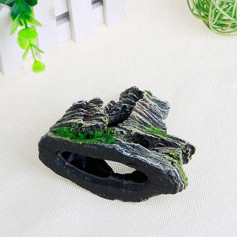 Fish Tank Mountains View Rockery Cave Ornament Aquarium Decoration