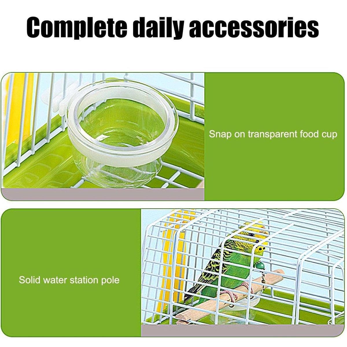 Portable Bird Cage for Small Pets Travel-Friendly & Durable Design