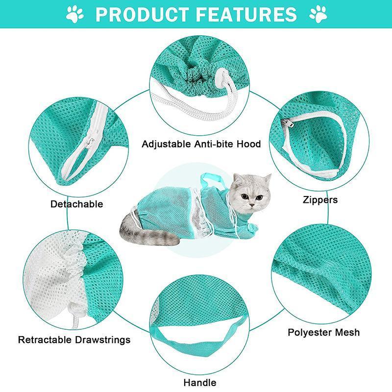 Cat Grooming Bath Bag 3 Colours