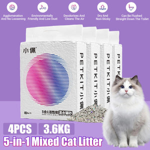 PETKIT 5-in-1 Mixed Cat Litter Superior Odor Control