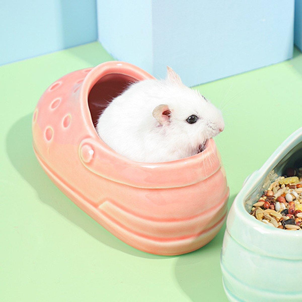 Hamster Food Basin Hedgehog Bowl Anti-tip Feeder