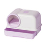 Fully Enclosed Cat Litter Box with Drawer Design Extra-Long Corridor & Leak-Proof