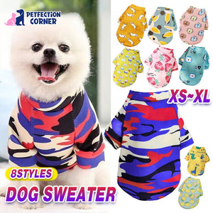 Warm Knitted Winter Pet Sweater Puppy Cat Dog Cozy Jumper