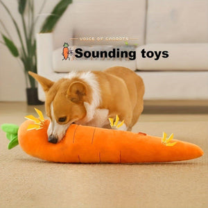 Durable Pet Carrot Toy for Chewing and Play Dog Toy