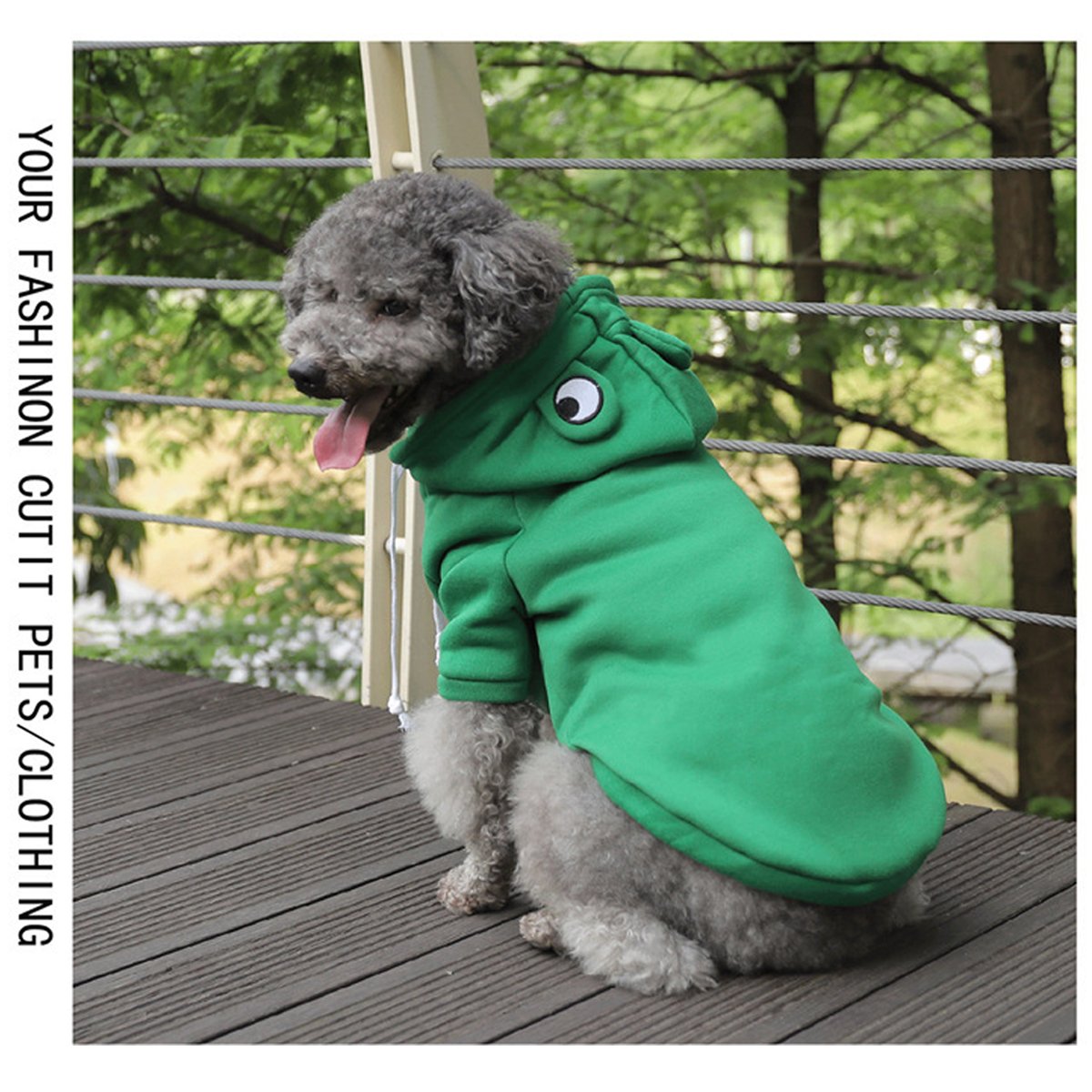 Adorable Cartoon Frog Hooded Vest