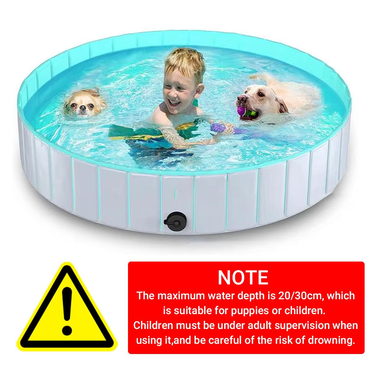 Foldable Pet Swimming Pool for Dogs & Kids 3 Colors