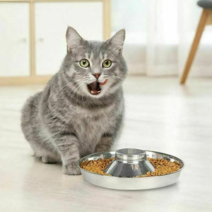 Feeder Bowl Stainless Steel Cat Bowls 26/30/34cm