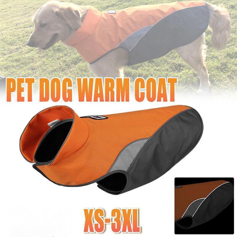 Pet Dog Warm Coat Fleece Jacket Reflective Waterproof Winter Clothes Puppy Vest