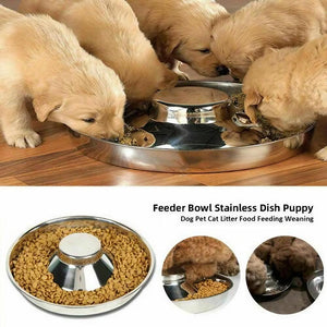 Feeder Bowl Stainless Steel Cat Bowls 26/30/34cm