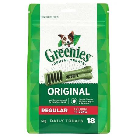 Greenies Canine Dental Dog Treats Original Regular 510g