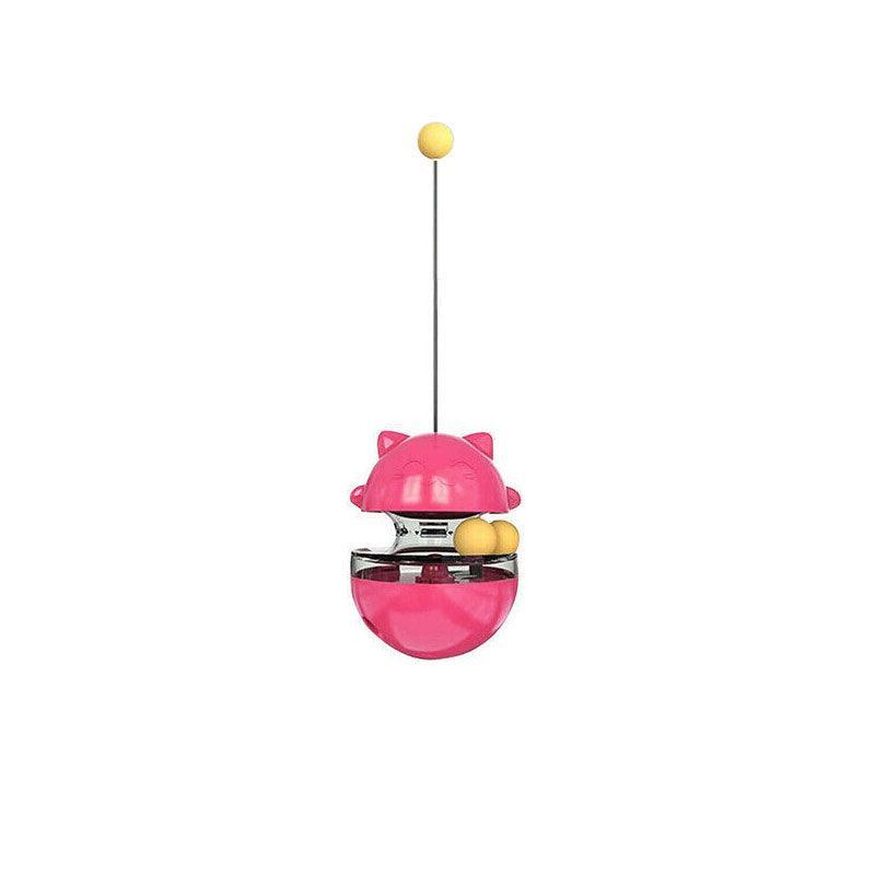 Interactive Cat Toy Treat Dispenser Ball 4 Colours