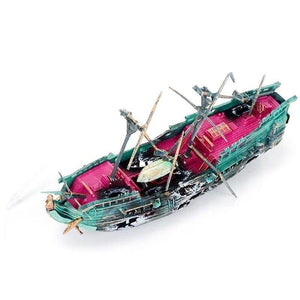 Split Wreck Ship  Aquarium Decor