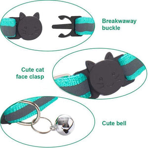 Reflective Cat Collar with Bell