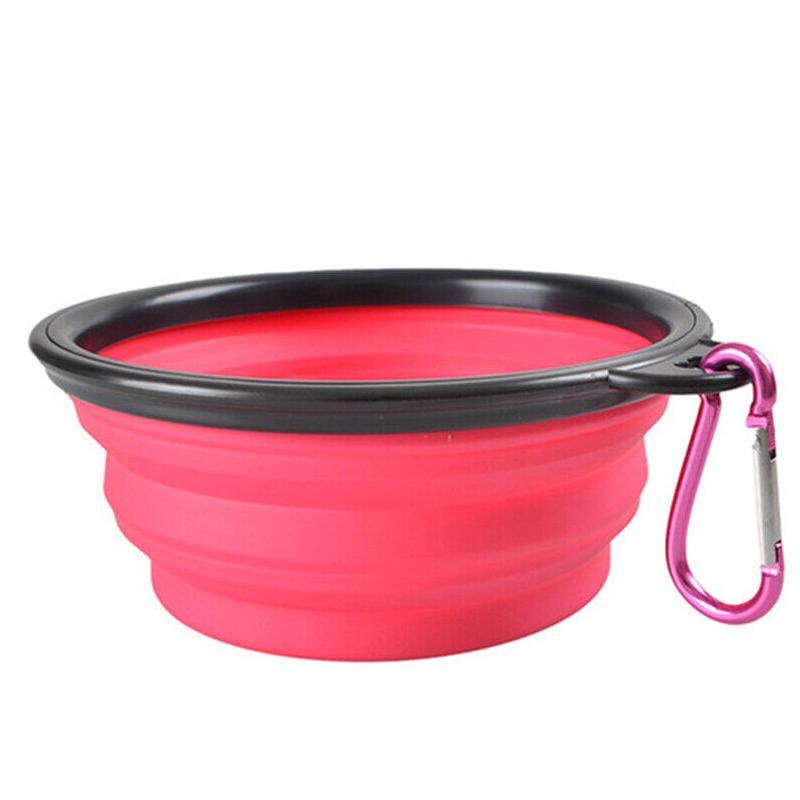 Portable Foldable Pet Bowl 9 Colours 350ml